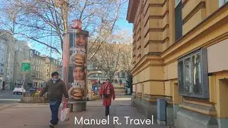 Walking in Vienna along Hernalser Hauptstra&szlig;e - Off the beaten Path in Lockdown #3, Ambience Walk