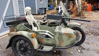 Fabricating a Replica (FAKE) Browning Machine Gun and Mount For Our Ural Gear Up Sidecar Motorcycle.