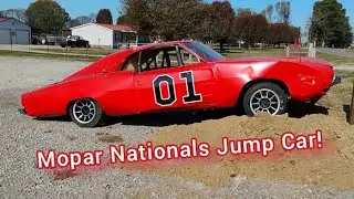 General Lee and saving the Challengers and a few Barracudas! #mopar #car