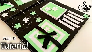 Scrapbook Tutorial  ✂️ Page 12 handmade birthday card ideas | paper crafts | diy scrapbook ideas