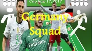Germany Squad for FIFA Federation CUP Russia 2017 - Sports News