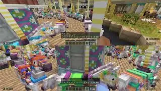 ラマだらけのメリーゴーランド！？🎠🐪 マイクラで謎すぎる光景が完成した件