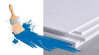 PVC Foam Board | Paint Brush ❓🎨 | Performance Test !  | dry tronic