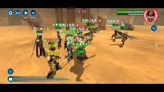 BOBA TRIO VS GEOS TW SWGOH