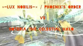 Guild Raid, Soteria the Celestial Halo (Light). &times;-Lux Nobilis-&times; x Phoenix's Order. RPG Toram Online.