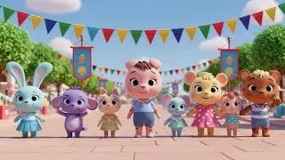 Alphabet Animals Parade | Learn ABC with Animals | Nursery Rhymes & Educational Songs for Kids