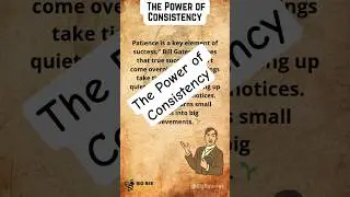 The Power of Consistency, Greatest Quote By Bill Gates,  #billgatesquotes  #successhabits  #quotes