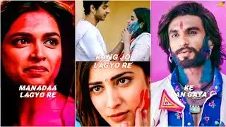 Rang Jo Lagyo Full Screen Whatsapp Status | Atif Aslam | Holi Special | Ankit Solanki AS