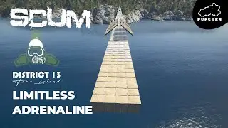 SCUM BIGGEST CRAZIEST RACE TRACK (District 13 Haze Island Server) #SCUM