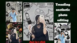 Instagram Trending Aesthetic Photo Editing | Aesthetic Background Photo Editing