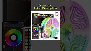 RGB Led Strip Lights 5m 10m 20m 30m Led Room Light with APP Control Flexible Ribbon Luces Led tape