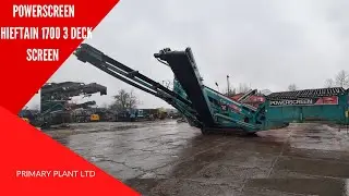 Powerscreen Chieftain 1700 3 deck screen (crushing/quarry)