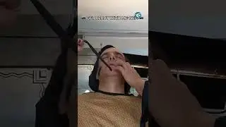 La preparaci&oacute;n para que Leonardo Sbaraglia interprete a Carlos Menem. #shorts