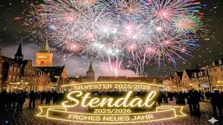 Silvester 2025/2026 Stendal . Frohes neues Jahr.