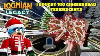 I BOUGHT 100 GINGERBREAD TERIDESCENTS JOLLY VILLAGE EVENT 2025 LOOMIAN LEGACY!!