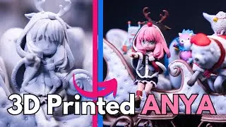 3D Printed ANYA and her friends for Christmas | SPY X FAMILY