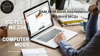 Computer || Science || ICC Test No 234 || STS || JST,JEST, PST || 5 to 15 || Spsc Fpsc || 
