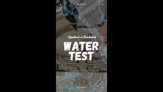 SUPABORD vs. RAM BOARD - Water Resistance Test -  Temporary Floor Protection  #floorprotection