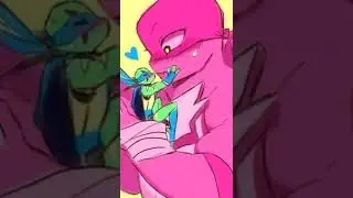 leo x raph rottmnt 💙❤️🏳️&zwj;🌈👉👈🤭