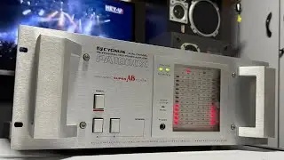 Amplificador (Power) CYGNUS modelo PA-1800x - Prata Escovado - conservação raríssima (44)9.9806-4737