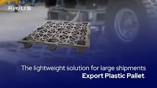 The lightweight solution for large shipments: Export Plastic Pallet