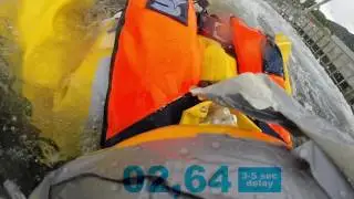 SECUMAR GOLF 275 AS lifejacket drop test from 55 meters