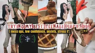 Trying My Best: Teenage Diaries 001 ✨| gym, maintenance, girl talk, clt, etc | erinnmichelle_tv
