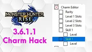MH Rise Charm Editor 3.6.1.1 - Alternative to Fexty's Editor Monster Hunter Rise