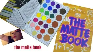 Colorful look with the matte book from The crayon case