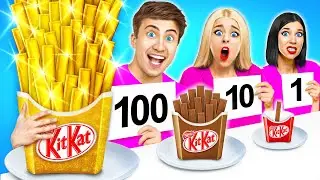 100 Layers of Food Challenge | Crazy Ideas To Cook by Multi DO Food Challenge
