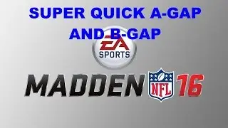 Madden 16 TIPS: SUPER FAST A-Gap/B-Gap Nano Blitz! Madden 16 Defensive Tips