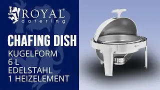 Chafing Dish Royal Catering RCDB-6R | Produktpräsentation