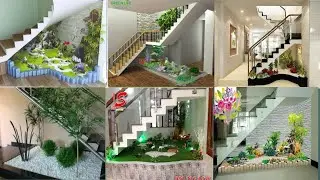 indoor garden under stairs ideas |stairs paint ideas
