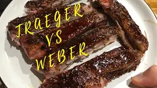 TRAGER VS WEBER - How smoke St. Louis style ribs