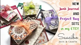 Junk Journal Flip Through - Envelope Journals Accordion Style