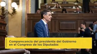 Pedro Sánchez en el Congreso sobre seguridad y defensa y sobre la crisis energética