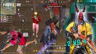 Free Fire l 2Vs4 Cuối game Cực Căng full Game Play .