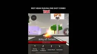 100% BEST HEIAN SUKUNA COMBO#jujutsushenanigans #robloxshorts