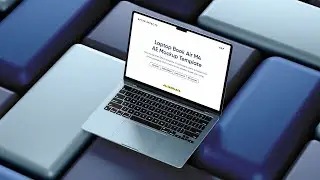 Macbook Air Screen Mockup Video - After Effects Template