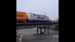 Metrans Traxx Tehervonattal #bombardier #traxx #metrans #tehervonat