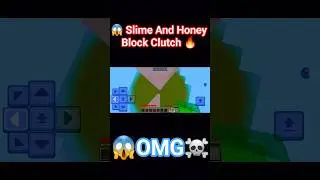 Master the Ultimate Minecraft Clutch: Slime & Honey Block Tutorial #peakyblinders #shorts #minecraft