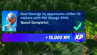 Damage opponents within 10 meters with the charged SMG WEEK 5 Challenges