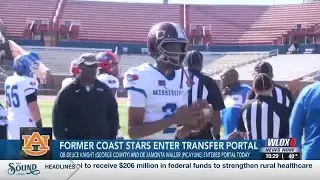 Former George County QB Deuce Knight announces plans to transfer from Auburn, reports say