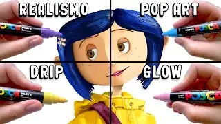 UM DESENHO COM QUATRO ESTILOS DIFERENTES! - COMO ISSO E POSSÍVEL?