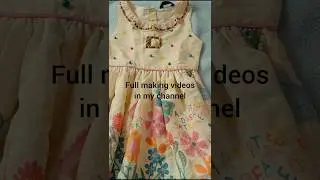 baby girl dress designs making  #aariworkblouse #custamizedblouse #brooch #cutwork #beadwork #flower