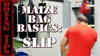 Boxing DEFENSIVE Training: Maize Bag Basics - Slip // Boxing For BEGINNERS