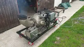 Garrett GTCP85, first run after new wiring and control panel installation.