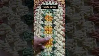 Tapete Em&iacute;liav&iacute;deo aula no canal da @Ateli&ecirc;.Maria.Cristina.Crochet  #marycrochedecora