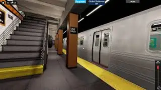 Kawasaki R68A (D) Train at 155th Street (MTAoR)