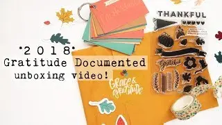 Gratitude Documented Devotional Kit Unboxing Video | 2018